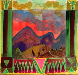 Abruzzi před soumrakem